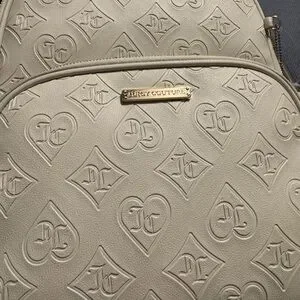 Juicy Couture Cream Quilted Heart Backpack with Gold Accents Juicy Couture | Bags | Juicy Couture Cream Quilted Heart  main image 2